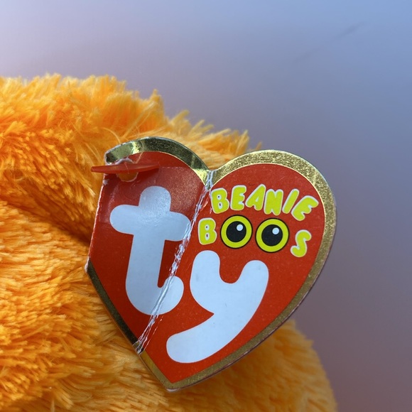 Ty Beanie Boos Grinner Orange Ghoul Halloween Trick or Treat Plush Stuffed Toy - Picture 4 of 12